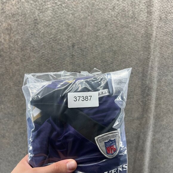 Ray Lewis Baltimore Ravens Jersey Men Medium Purple Authentic Reebok Football - Picture 11 of 11